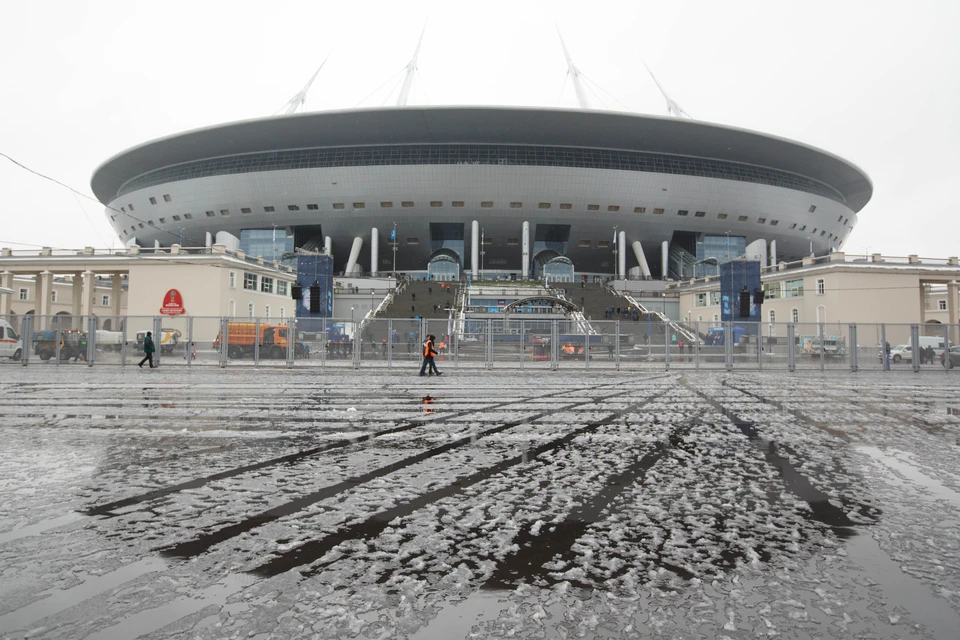Стадион "Санкт-Петербург" готовится принять Кубок Конфедераций