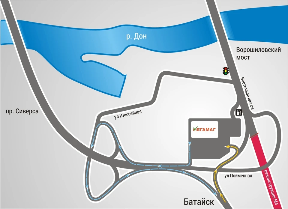 Ростов как понять. Схема МЕГАМАГ Ростов. Схема въезда в Ростов на Дону. Схема Ворошиловского моста. Карта МЕГАМАГ Ростов.