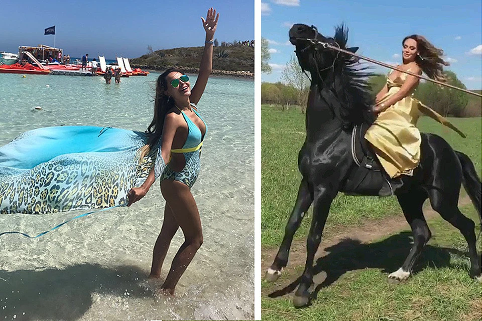 Подписчики Инстаграма актрисы негодуют, как можно в таком положении скакать на лошади.