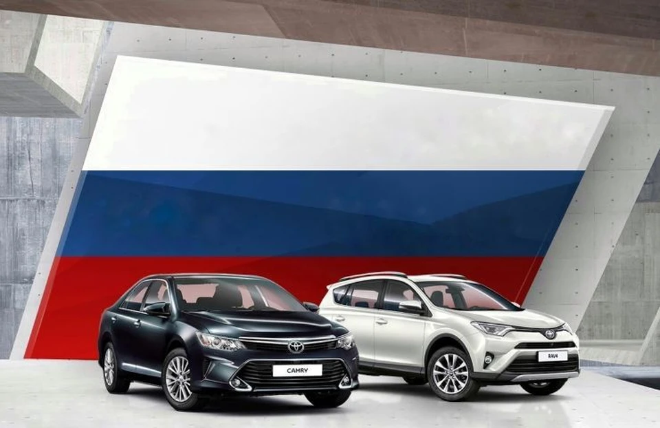 И седан Camry, и кроссовер RAV4 выпускаются на российском заводе Toyota под Санкт-Петербургом