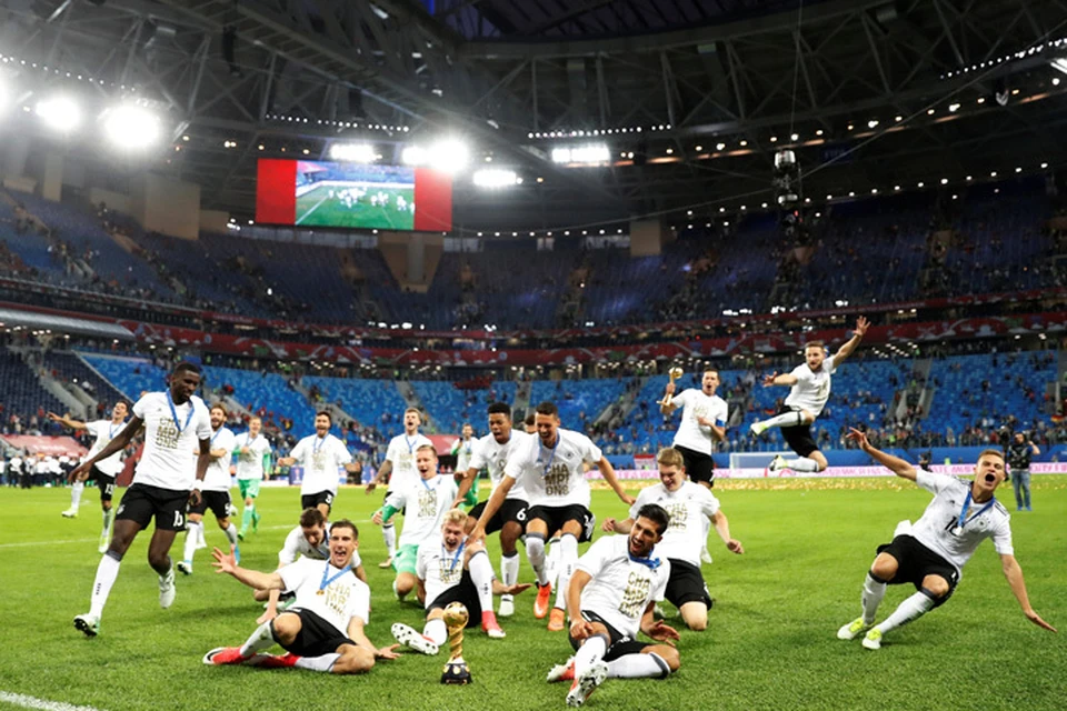 Впервые в своей истории сборная Германии стала победительницей Кубка конфедераций