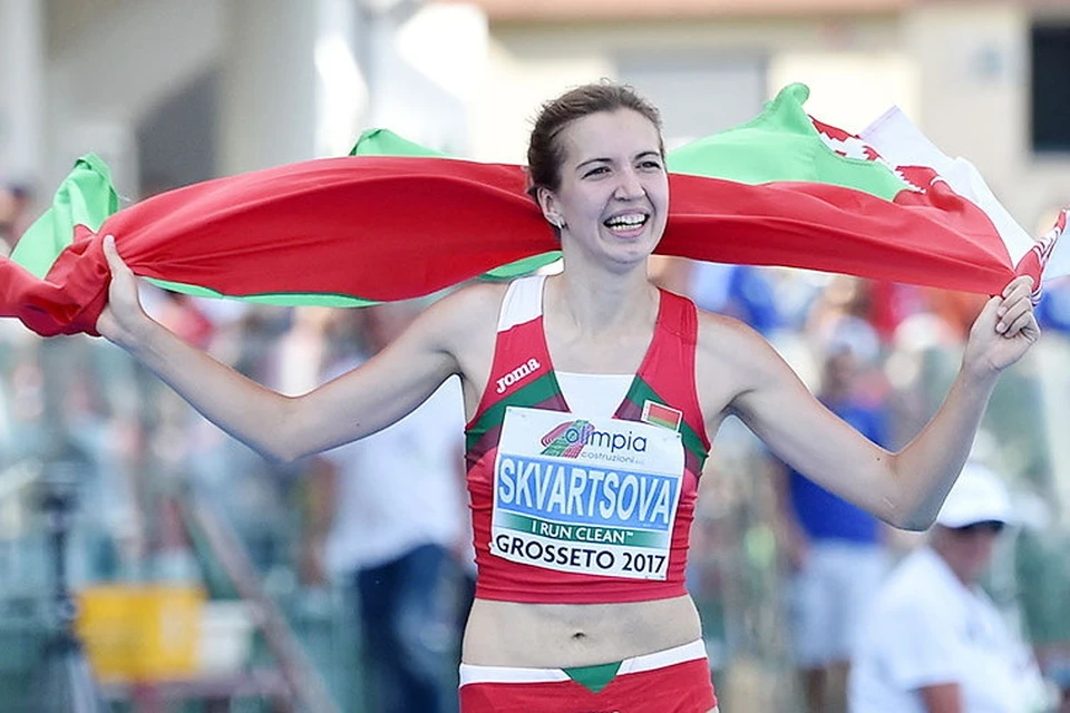 Скворцова на соревнованиях обновила рекорд и победила с первой попытки. Фото: Getty Images/Giuseppe Bellini
