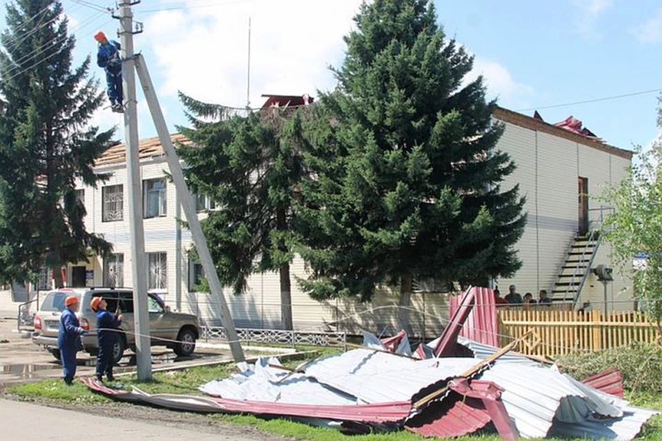 От шквалистого ветра пострадали четыре алтайских села: Никольское, Советское, Талица и Кокши