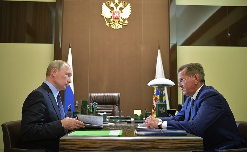 Александр Жилкин встретился с Владимиром Путиным