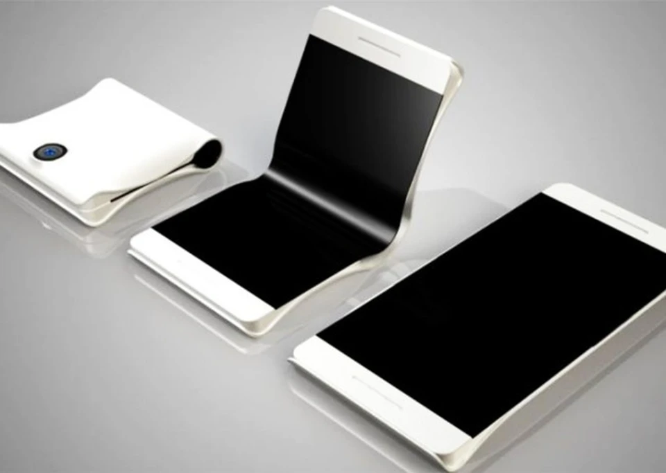 Как может выглядеть первый аппарат Samsung с гнущимся экраном. Фото: developer.samsung.com