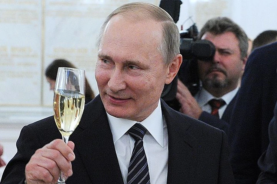 Владимир Путин, празднует своё 65-летие. Фото: Михаил Климентьев/пресс-служба Президента РФ/ТАСС