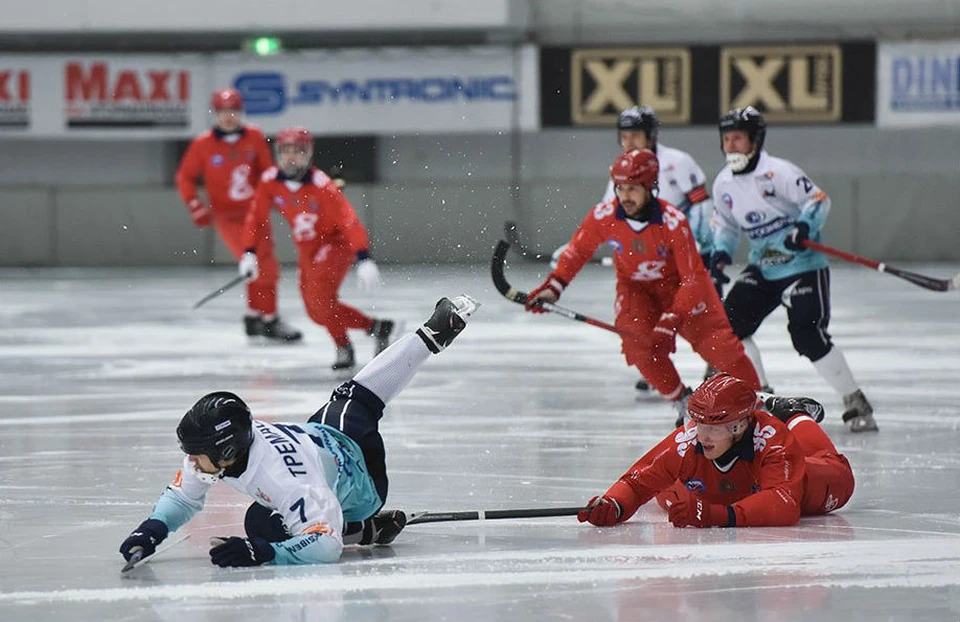 Красноярцы смогли остановить "Байкал-Энергию" в четвертьфинале. Фото: Татьяна ГЛЮК.