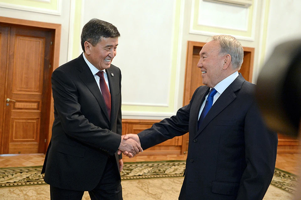 Жээнбеков и Назарбаев договорились о разрешении ситуации на кыргызско-казахской границе