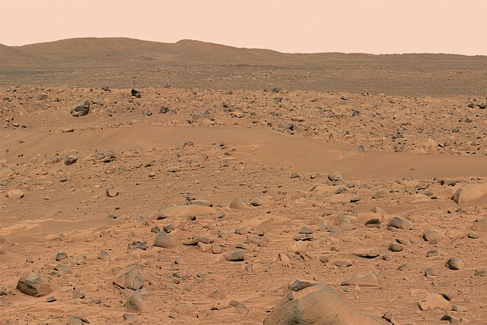 Снимок поверхности Марса.