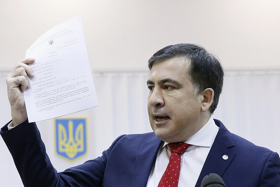 Михаил Саакашвили разразился новой порцией обвинений в адрес президента Порошенко.