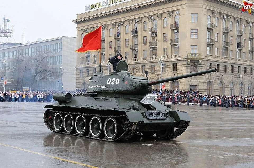 Откроет парад техники легендарный танк Т-34