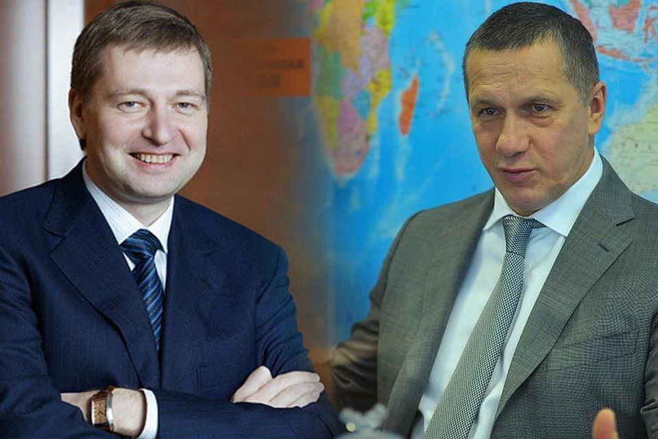 Дмитрий Рыболовлев (слева), Юрий Трутнев (справа)