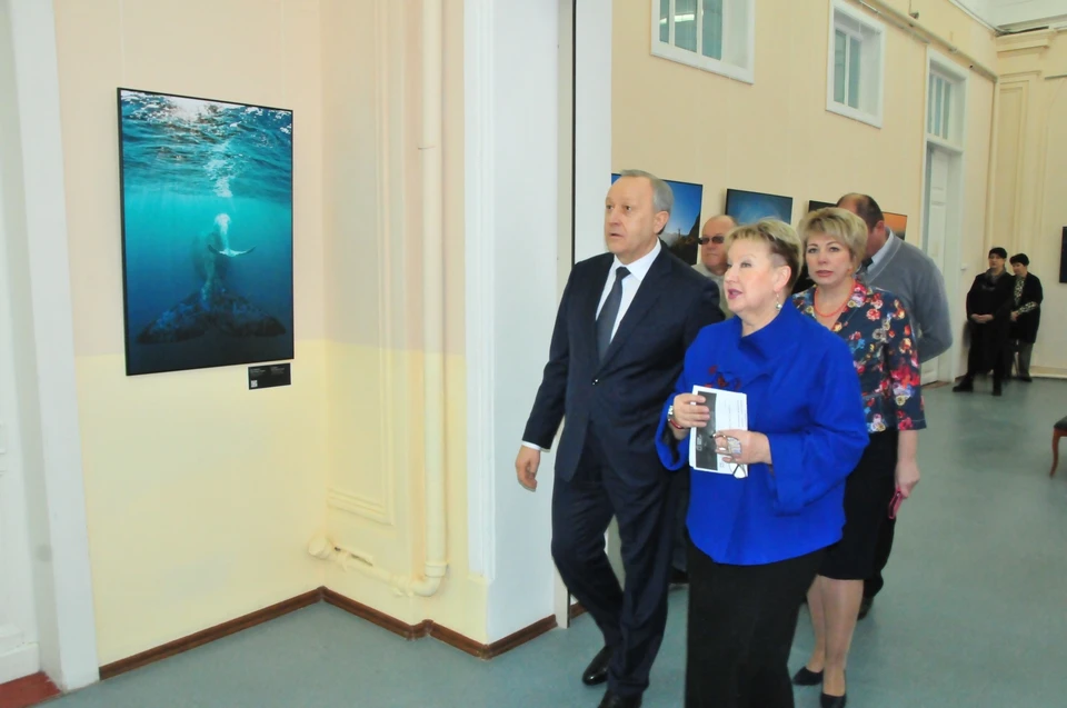Валерий Радаев осмотрел помещения нового корпуса Музея Радищева.