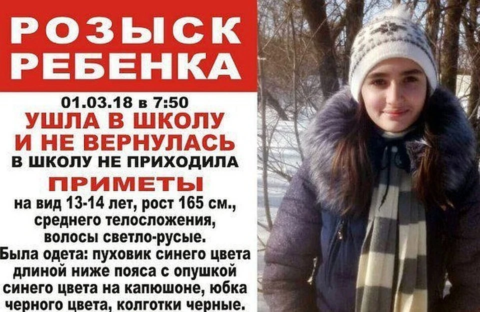 Родители считают, что их дочку могли похитить. Фото группы ВК "Анна Выпрецкая. Поиск!"