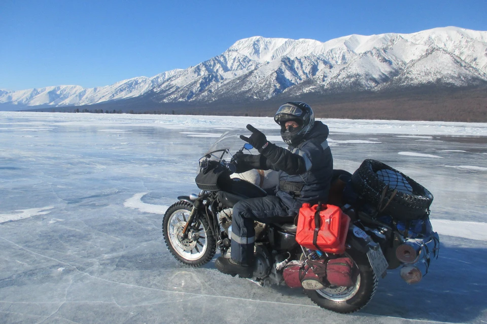 Барнаульский байкер-«отморозок» доехал до Байкала на мотоцикле