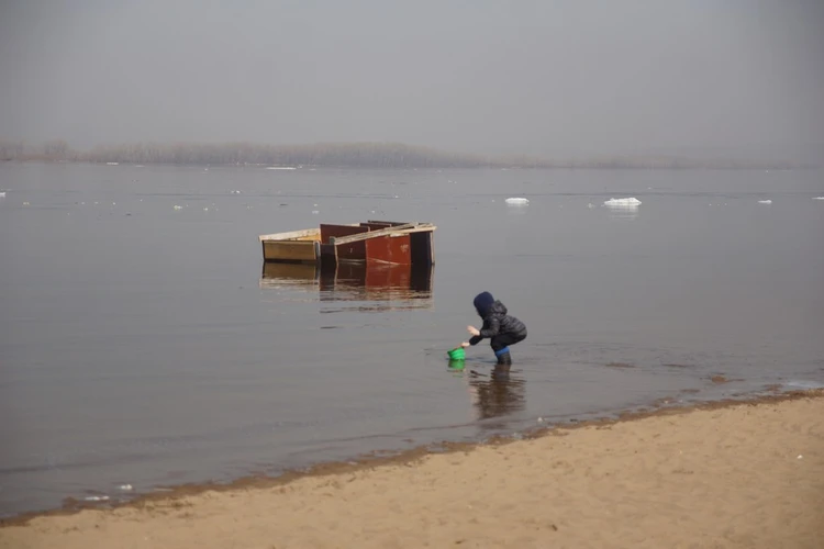 Уровни воды в Волге