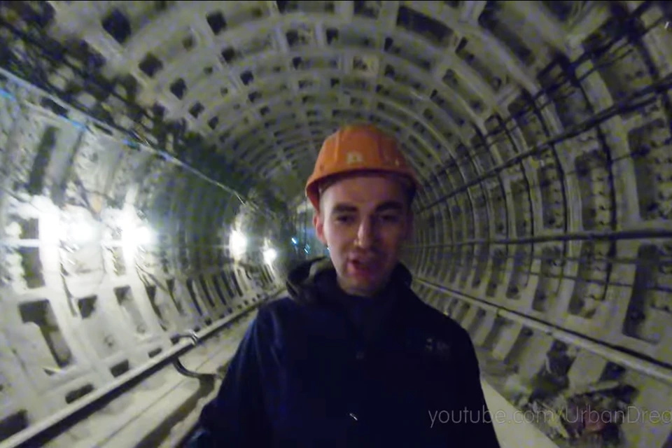 Диггеры устроили для подписчиков экскурсию по тоннелям недостроенных станций. Фото: скриншот видео