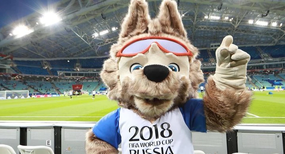 Талисман мундиаля помог россиянам в первой игре. Фото: rsport.ria.ru
