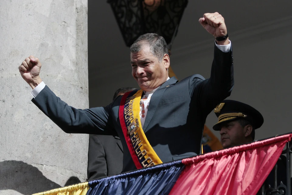 Экс-президент Эквадора Рафаэль Корреа.