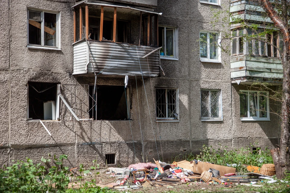 Взрыв газа произошел в конце мая