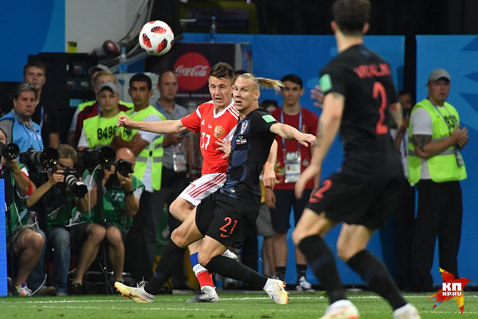 Сборные России и Хорватии отыграли 120 минут в четвертьфинале и еще били серию пенальти.
