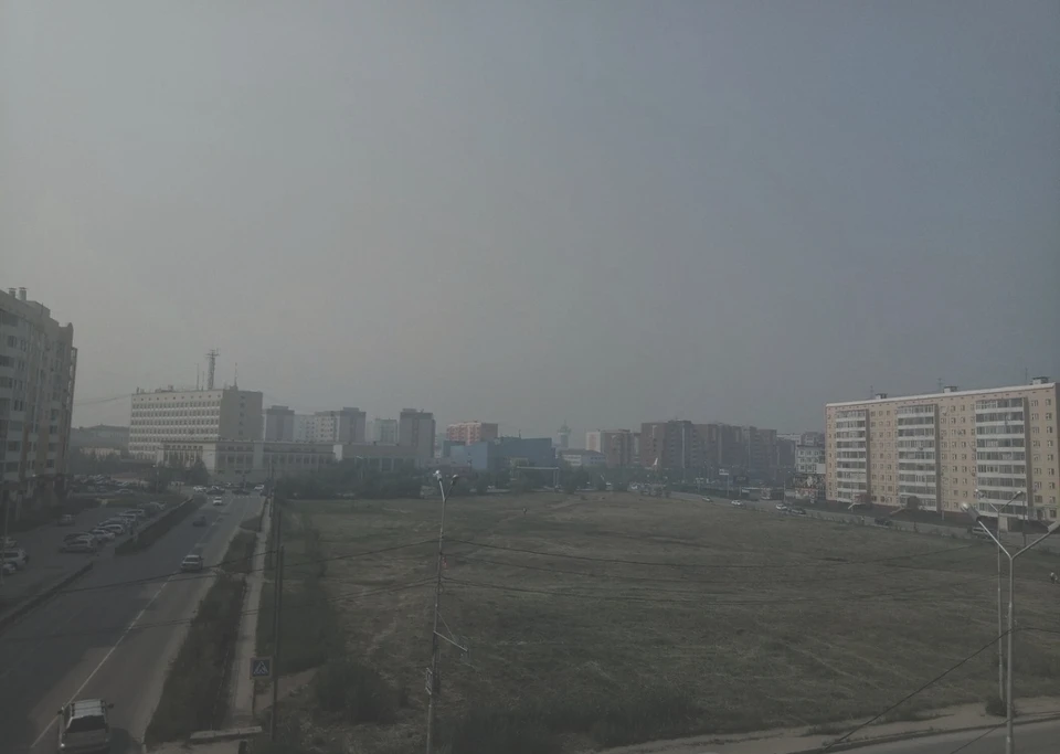 Якутск окутал густой смог.