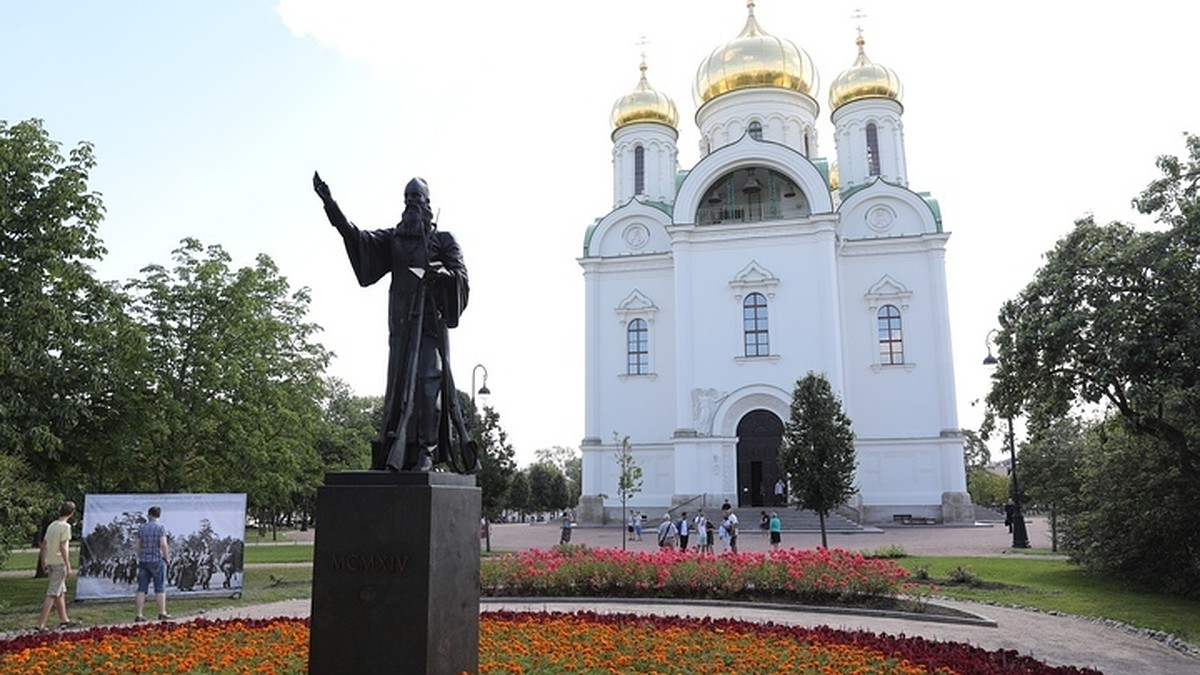 В Пушкине cпустя четыре года открыли памятник, посвященный героям Первой  мировой войны - KP.RU