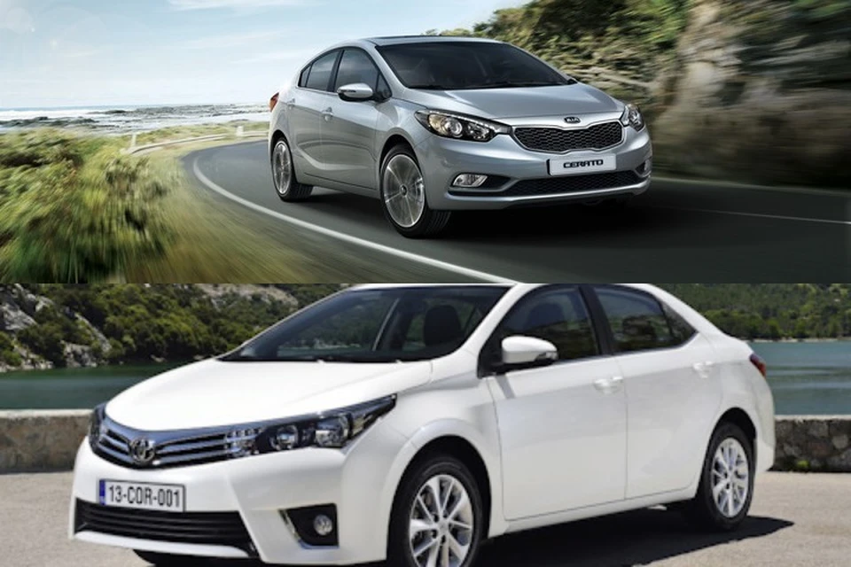 Вот такие иномарки хотели приобрести чиновники. Фото: www.kia и www.toyota