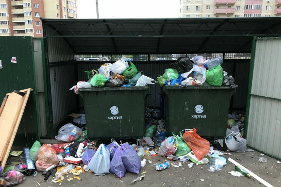 Ярославские дворы оказались завалены мусором. Фото: читатель "КП-Ярославль".
