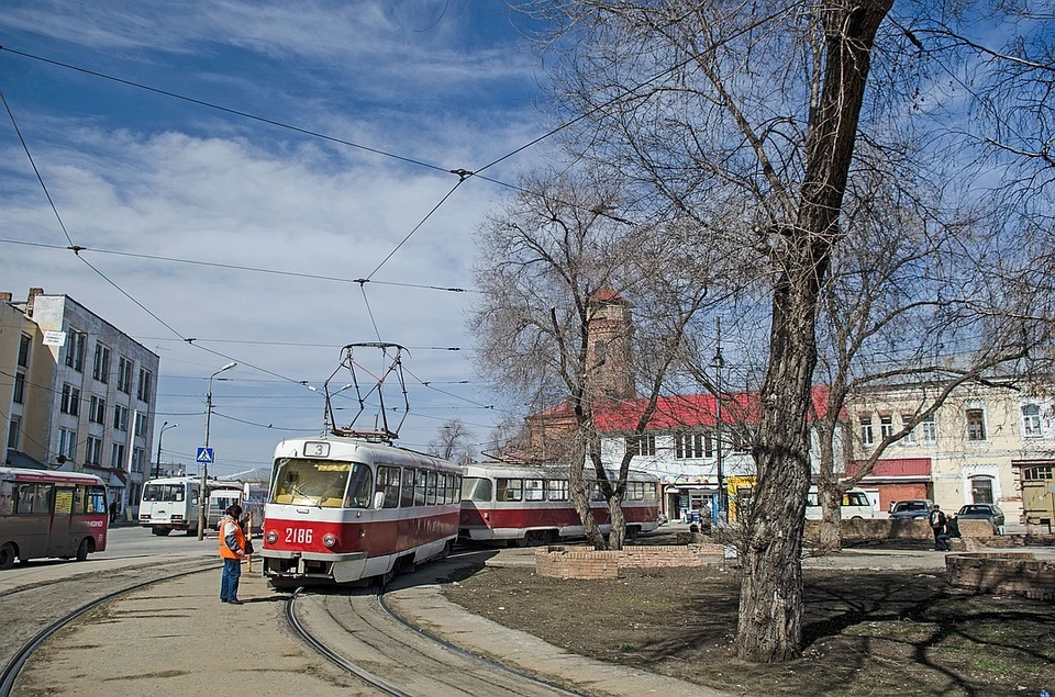 Движение трамваев по Хлебной площади в Самаре остановят на год.