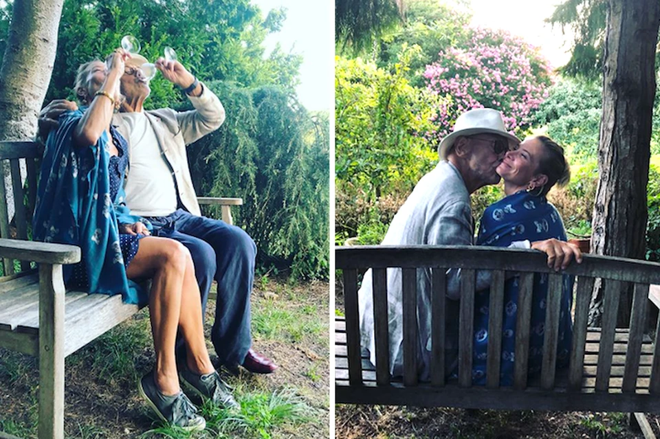 Андрей Кончаловский и Юлия Высоцкая романтично проводят отпуск в Греции. Фото: Инстаграм.