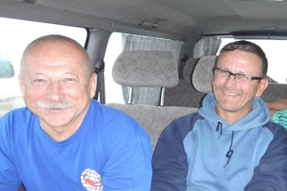 Игорь Моргунов и Владимир Забелин на кузбасский карьер приехали впервые. Фото: соцсети.