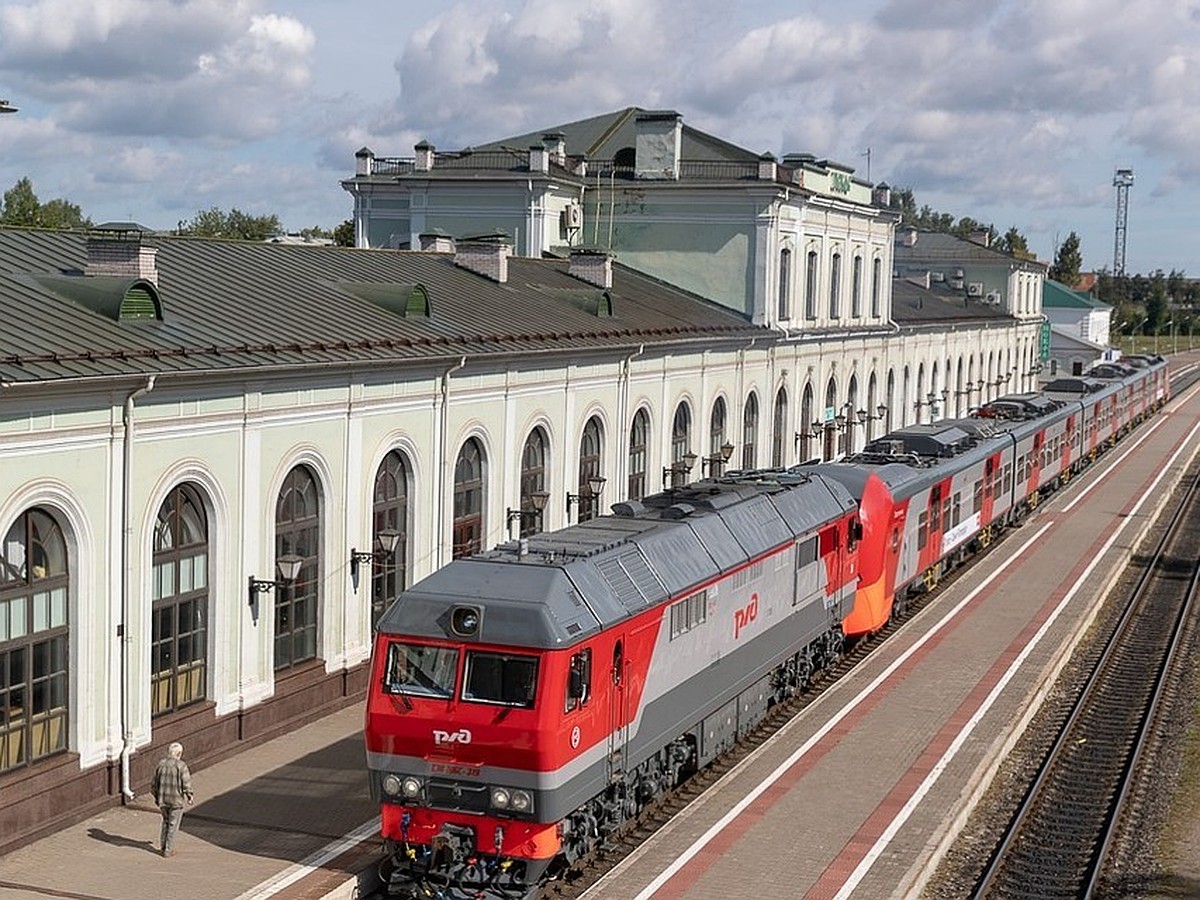 Маршрут поезда В ЛАСТОЧКА Санкт-Петербург → Псков-Пасс: остановки, расписание движения