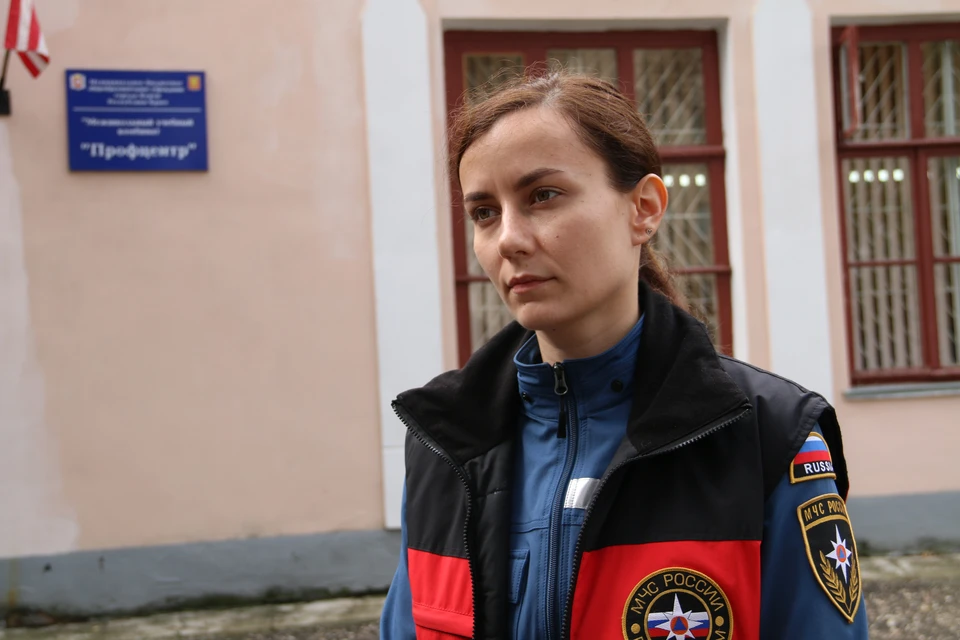 Наталья Толубаева руководит оперативной группой психологов МЧС России в Керчи