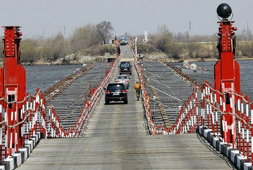 Картинка понтонный мост