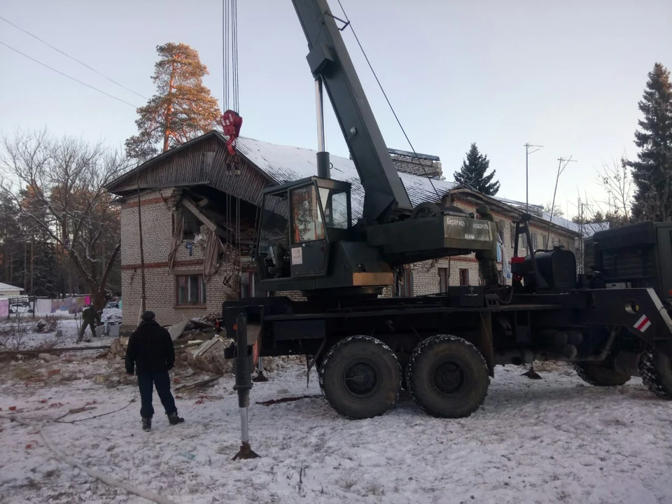 На месте ЧП