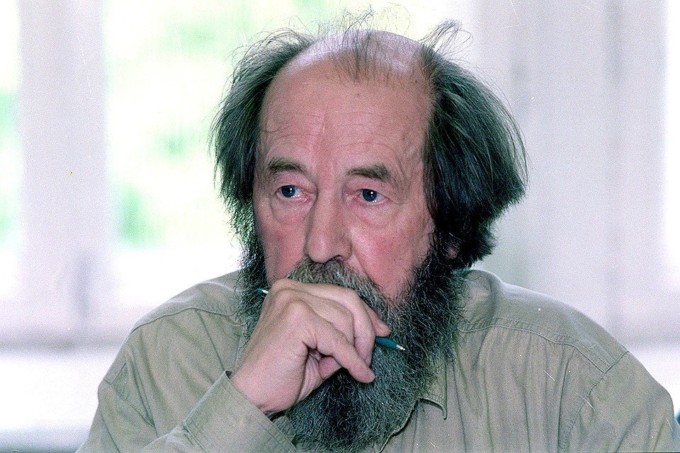 Писатель Александр Солженицын в 1994 году. Фото Сергея Метелицы /ИТАР-ТАСС/.