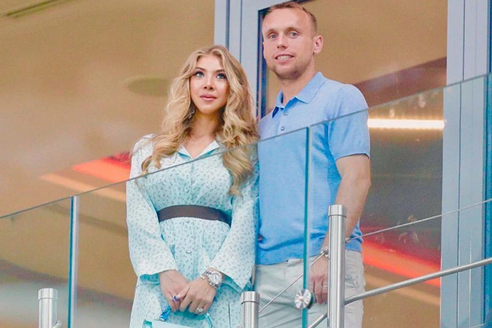 Футболист Денис Глушаков с супругой Дарьей. ФОТО Личный архив