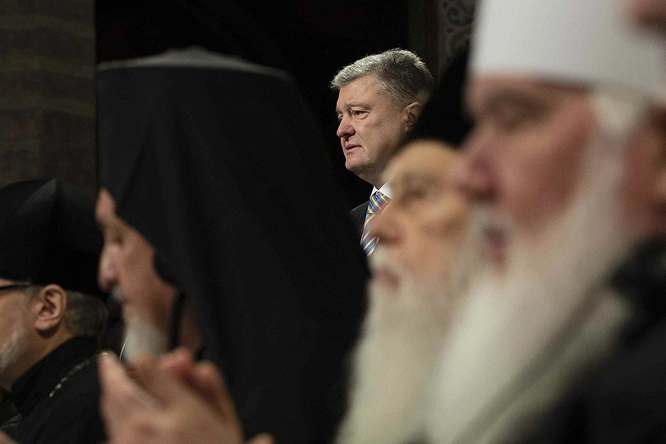 Петр Порошенко на так называемом «объединительном» съезде в Киеве.