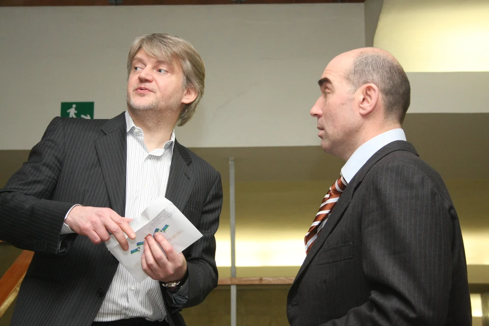 Александр Зарубин и Валерий Веселов. Госсовет Коми, 2010 год