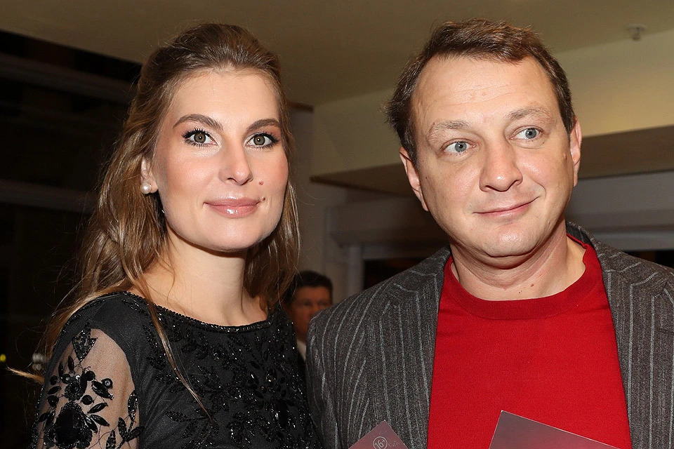 Актер Марат Башаров и его супруга Елизавета Шевыркова.
