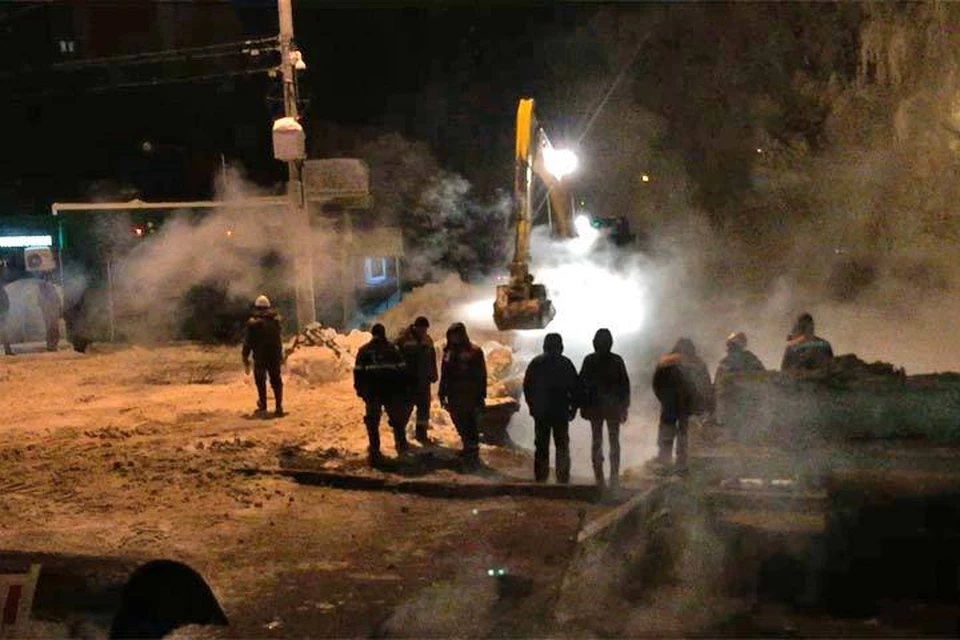 В Самаре из-за коммунальной аварии на ул. Ташкентской без тепла остались больше 300 домов.