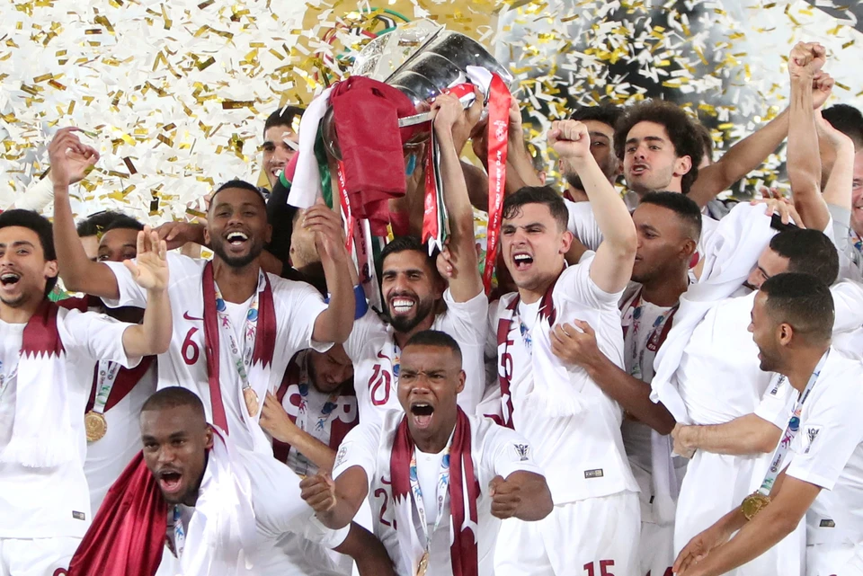 Сборная Катара - новый чемпион Азии.