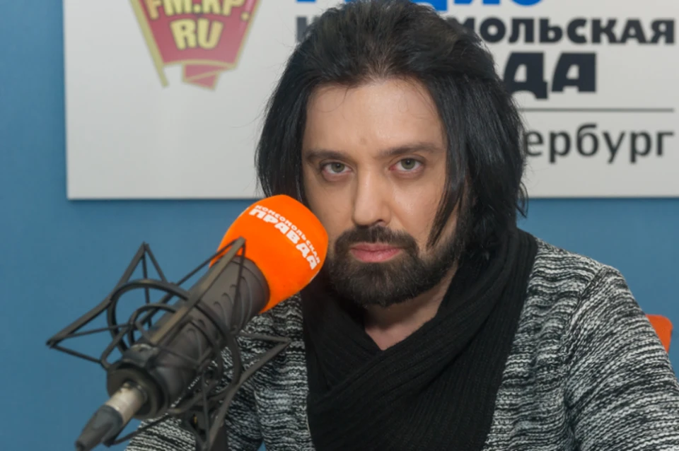 Гела Гуралиа в студии радио «Комсомольская Правда»