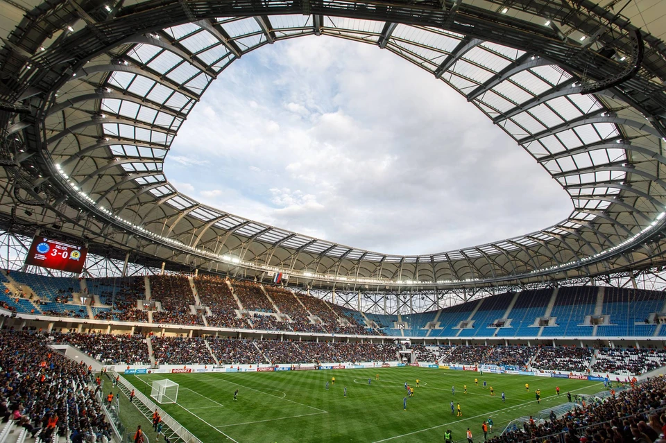 Больше всего любителям футбола со всего мира приглянулась "Волгоград Арена". Фото: stroytransgaz.ru