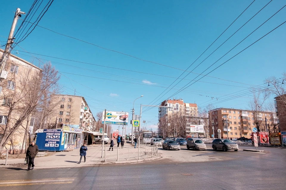 Обновленный перекресток улиц Есенина и Б. Богаткова.