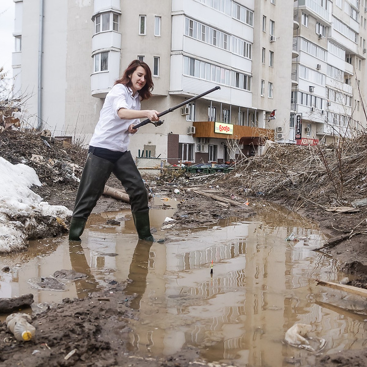 Не город, а болото!