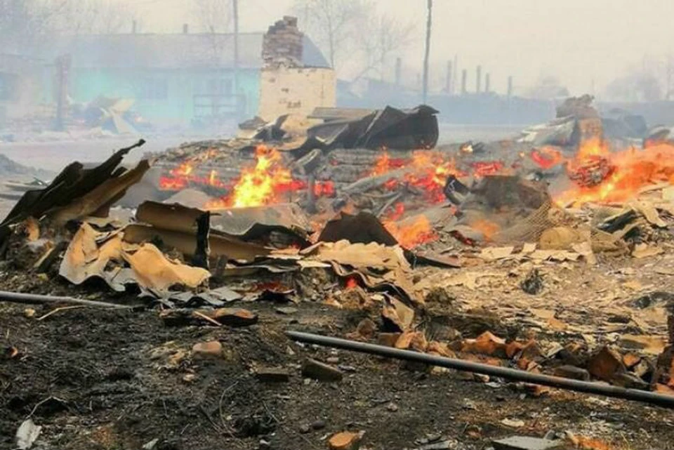 Природные пожары в Забайкалье: дома потеряли почти 300 человек. Фото: соцсети