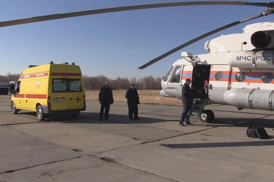 Геолога, на которого напал медведь, вертолетом доставили в Хабаровск
