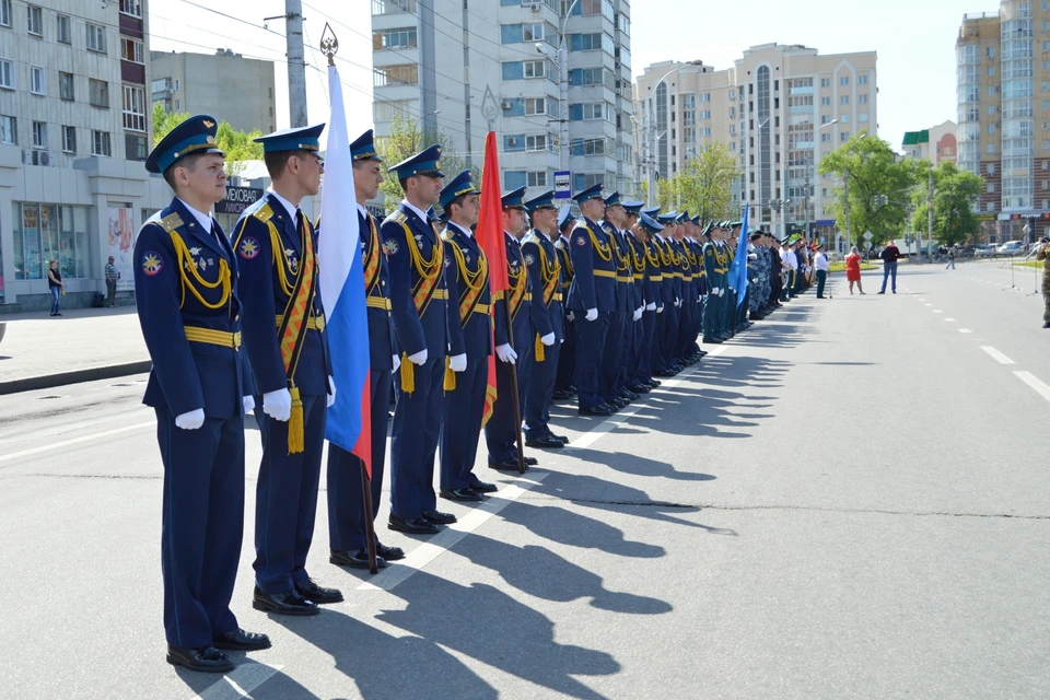 Репетиция Парада Победы в Липецке